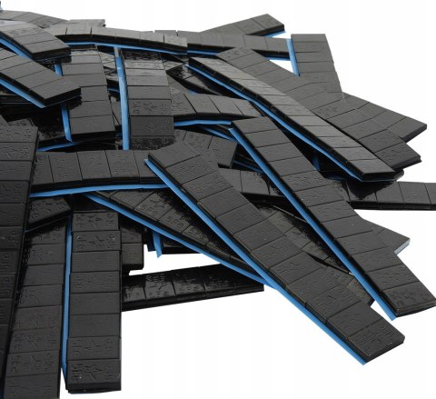 Ciężarki Klejone do Felg Kół ALU 5g Czarne Black 50szt Fivestars