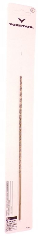WIERTŁO DO METALU 3MM BARDZO DŁUGIE 3,0x240MM HSS