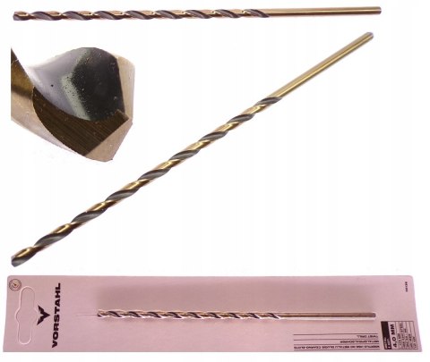 WIERTŁO DO METALU 4MM BARDZO DŁUGIE 4,0x175MM HSS WIERTŁO DO METALU 4MM BARDZO DŁUGIE 4,0x175MM HSS
