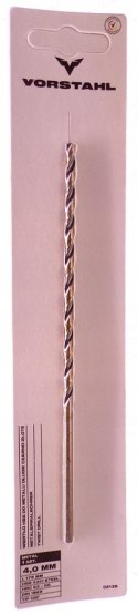 WIERTŁO DO METALU 4MM BARDZO DŁUGIE 4,0x175MM HSS