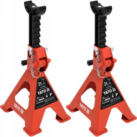 YATO PODSTAWKI WARSZTATOWE KOBYŁKI SAMOCHODOWE 2T 2 SZT 265-415mm YATO PODSTAWKI WARSZTATOWE KOBYŁKI SAMOCHODOWE 2T 2 SZT 265-415mm