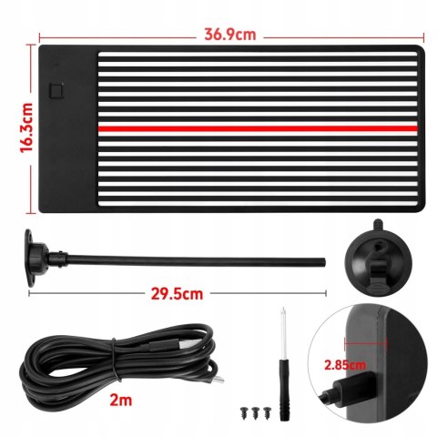 Lampa PDR Tablica Liniowa Refleksyjna Cieniowa Usuwanie wyciąganie wgnieceń