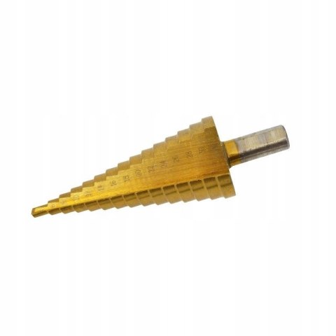 Wiertło stopniowe proste 4 - 52 mm HSS TiN AWTOOLS