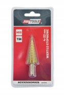 Wiertło stopniowe proste 4 - 52 mm HSS TiN AWTOOLS