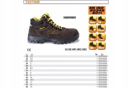 BUTY Trzewiki robocze zamszowe 7237WR R.39 BETA