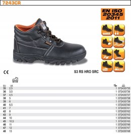 Buty robocze do asfaltu 300C wodoodporne 7243CR/39