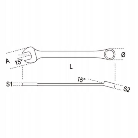 KLUCZ PŁASKO-OCZKOWY, 5.5MM BETA MODEL 42 KLUCZ PŁASKO-OCZKOWY, 5.5MM BETA MODEL 42