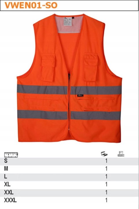 Kamizelka odblaskowa Beta VWEN01 XXL Kamizelka odblaskowa Beta VWEN01 XXL