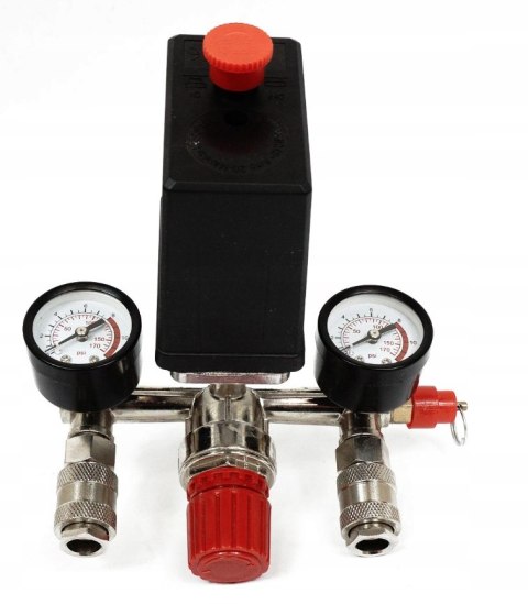 Przełącznik, presostat do kompresora zestaw 230v Przełącznik, presostat do kompresora zestaw 230v