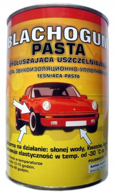 BLACHOGUM PASTA GŁUSZĄCA USZCZELNIAJĄCA 1L BLACHOGUM PASTA GŁUSZĄCA USZCZELNIAJĄCA 1L