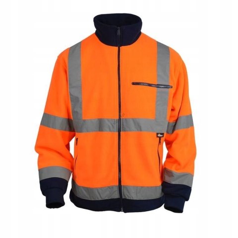 POLAR KURTKA BLUZA Z POLARU POMARAŃCZOWA POLAR KURTKA BLUZA Z POLARU POMARAŃCZOWA