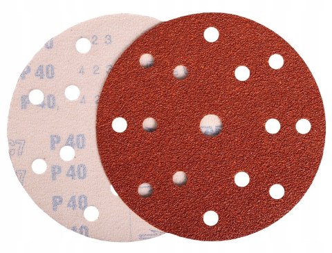 Papier Krążek ścierny rzep 14+1 ERSTA 150mm P180