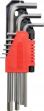 Klucze imbusowe HEX 1,5-10mm 9 sztuk Yato