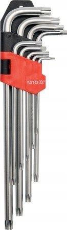 Klucze imbusowe torx T10-T50 9 szt. YATO