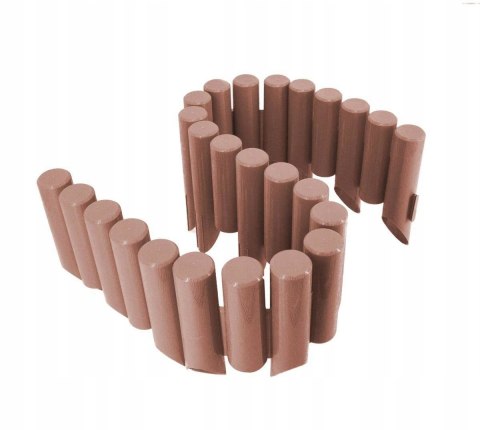 Palisada Obrzeże ogrodowe 230 cm brąz Palisada Obrzeże ogrodowe 230 cm brąz