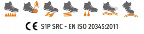 BUTY ROBOCZE BEZPIECZNE SKÓRZANE 7241B BETA 41 BUTY ROBOCZE BEZPIECZNE SKÓRZANE 7241B BETA 41