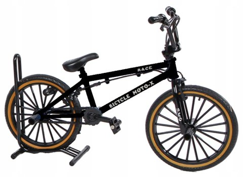 ROWER BMX MODEL 18CM METAL CZARNY 1:8