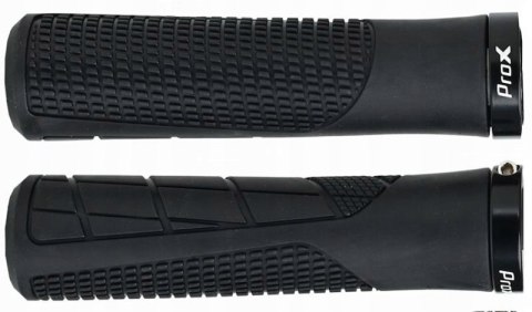 Chwyty kierownicy PROX GP-34 skręcane 130mm czarne