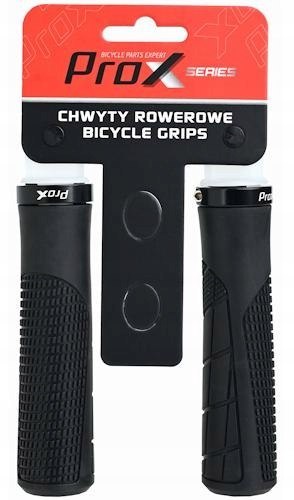 Chwyty kierownicy PROX GP-34 skręcane 130mm czarne Chwyty kierownicy PROX GP-34 skręcane 130mm czarne