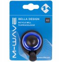 Dzwonek rowerowy M-WAVE BELLA aluminiowy niebieski