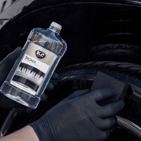 K2 SIGMA ŻEL NABŁYSZCZJĄCO OCHRONNY DO OPON 500ML + GĄBKA K2 SIGMA ŻEL NABŁYSZCZJĄCO OCHRONNY DO OPON 500ML + GĄBKA