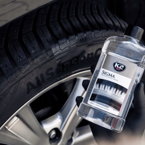 K2 SIGMA ŻEL NABŁYSZCZJĄCO OCHRONNY DO OPON 500ML + GĄBKA K2 SIGMA ŻEL NABŁYSZCZJĄCO OCHRONNY DO OPON 500ML + GĄBKA