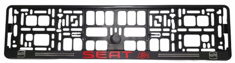 RAMKA POD TABLICĘ REJESTRACYJNĄ 3D SEAT KOLOR 2 SZT. RAMKA POD TABLICĘ REJESTRACYJNĄ 3D SEAT KOLOR 2 SZT.
