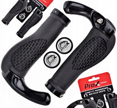 Chwyty rowerowe PROX GP-40B 135mm czarne