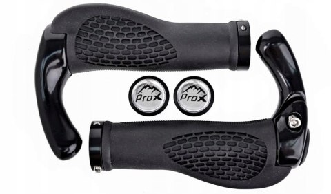 Chwyty rowerowe PROX GP-40B 135mm czarne Chwyty rowerowe PROX GP-40B 135mm czarne