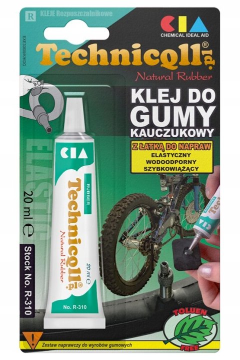 KLEJ DO GUMY KAUCZUKOWY TECHNICQLL 20ML KLEJ DO GUMY KAUCZUKOWY TECHNICQLL 20ML