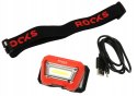 LAMPA LATARKA CZOŁOWA ROOKS Z SENSOREM 300lm