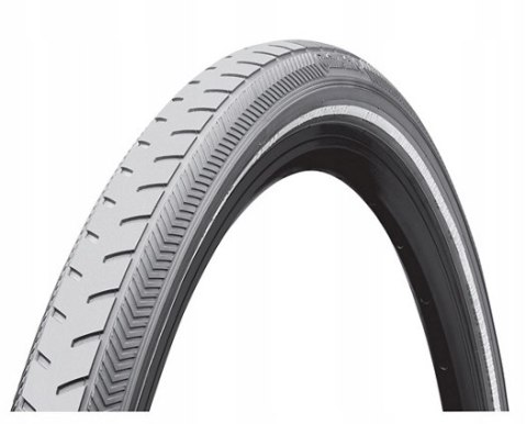 Opona rowerowa CONTINENTAL RIDE CLASSIC 28x1.60" (42-622) szara z paskiem Opona rowerowa CONTINENTAL RIDE CLASSIC 28x1.60" (42-622) szara z paskiem
