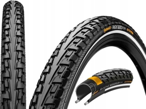 Opona rowerowa CONTINENTAL RIDE TOUR 28x1 3/8" (37-635) z paskiem Opona rowerowa CONTINENTAL RIDE TOUR 28x1 3/8" (37-635) z paskiem