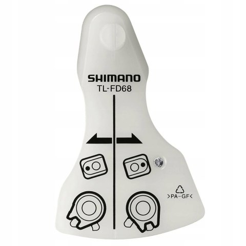 Wskaźnik prowadzenia linki Shimano TL-FD68 do przerzutki przedniej
