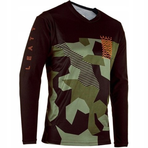 Koszulka rowerowa LEATT JERSEY MTB GRAVITY 4.0 JUNIOR Camo roz. M