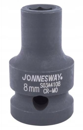 Nasadka udarowa 6-kątna 1/2" 8 mm. Jonnesway S03A4108 Nasadka udarowa 6-kątna 1/2" 8 mm. Jonnesway S03A4108