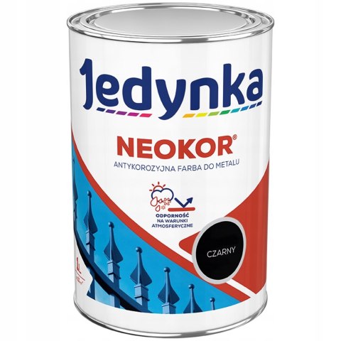 Farba antykorozyjna Jedynka 710006567 czarna 1 l