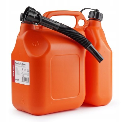 KANISTER ZBIORNIK NA PALIWO OLEJ BENZYNĘ 6L + 2,5L KANISTER ZBIORNIK NA PALIWO OLEJ BENZYNĘ 6L + 2,5L