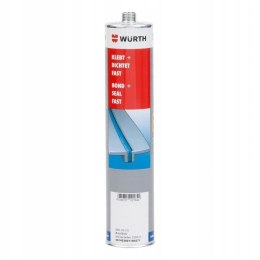 Klej uszczelniacz uniwersalny Würth 300 ml Czarny Szczeliwo K+D