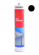 Klej uszczelniacz uniwersalny Würth 300 ml Czarny Szczeliwo K+D