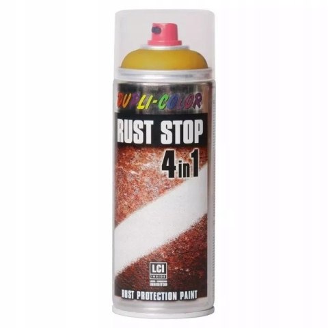 Lakier antykorozyjny Dupli Color Rust Stop ZŁOTY 400ML Lakier antykorozyjny Dupli Color Rust Stop ZŁOTY 400ML