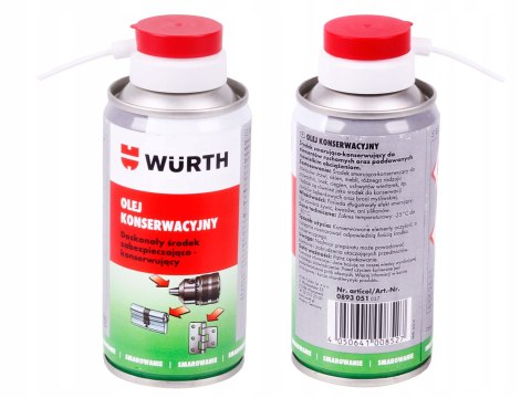 Olej uniwersalny Wurth Olej konserwacyjny 150 ml Olej uniwersalny Wurth Olej konserwacyjny 150 ml