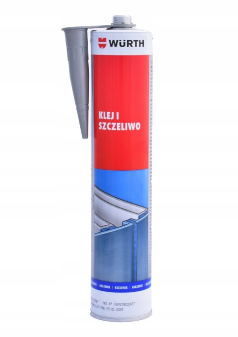 WURTH KLEJ SZCZELIWO K+D USZCZELNIACZ SZARY 300 ML WURTH KLEJ SZCZELIWO K+D USZCZELNIACZ SZARY 300 ML