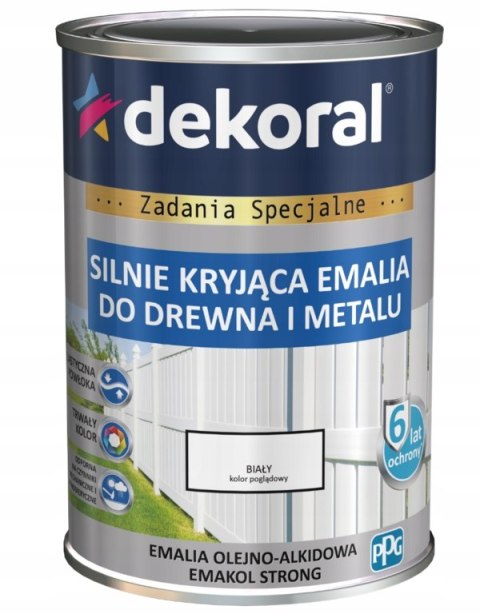 Emalia alkidowa do drewna i metalu Dekoral 299013 lazurowa 0,8 l