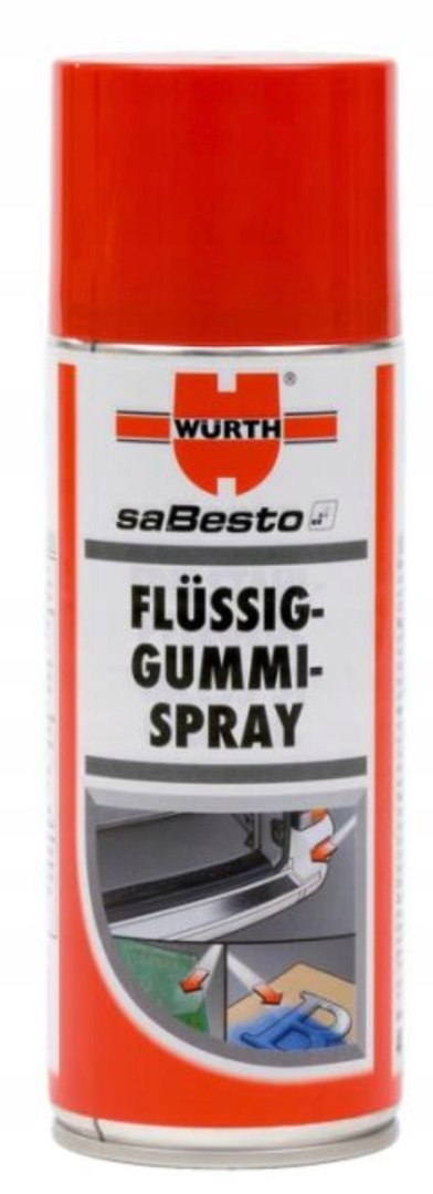 Guma W Płynie Wurth 400ML CZARNA