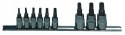 Jonnesway Zestaw nasadek Torx z otworem 1/4 3/8 T10T50 9szt. (S08H23TS9S)