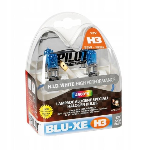 Żarówki H3 100W BLUE XENON 2szt BOX Żarówki H3 100W BLUE XENON 2szt BOX
