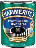 HAMMERITE FARBA NA RDZĘ MATOWY CZARNY 0,7L