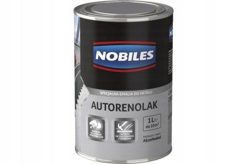NOBILES Autorenolak Farba Do Metalu Czarny 1L