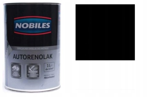 NOBILES Autorenolak Farba Do Metalu Czarny Matowy 1L NOBILES Autorenolak Farba Do Metalu Czarny Matowy 1L